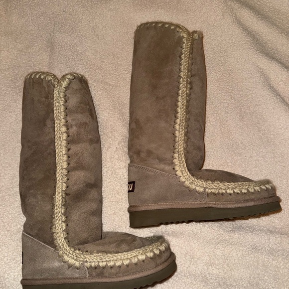 Women's Mou Tan Suede Boots
